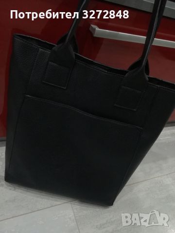 Дамска кожена чанта EVEN & ODD, снимка 5 - Чанти - 45317351