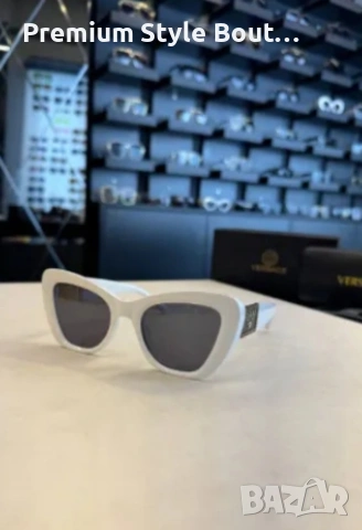 очила versace с черен обикновен калъф и ув защита , снимка 4 - Слънчеви и диоптрични очила - 53695603