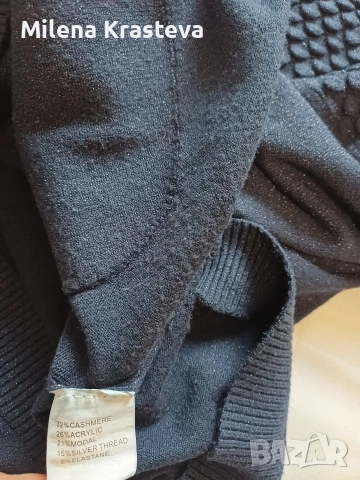 Блуза 32% кашмир, снимка 7 - Блузи с дълъг ръкав и пуловери - 53449368