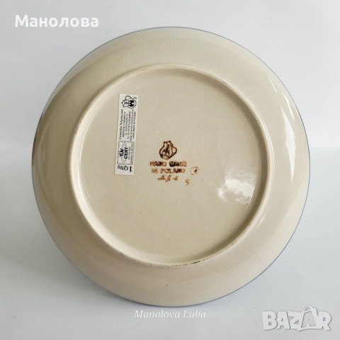 Полски керамичен купол за сирене (cheese lady), Ceramika Artystyczna., снимка 6 - Други ценни предмети - 54211029