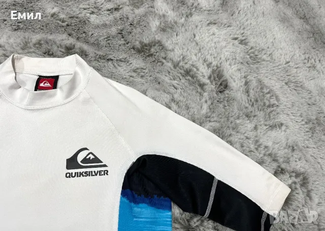 Тениска Quiksilver Wetsuit UV Rashguard, Размер M, снимка 2 - Спортни дрехи, екипи - 47019936