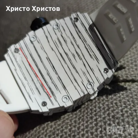 Мъжки луксозен часовник Richard Mille Carbon Fibre Limited Edition , снимка 6 - Мъжки - 47008047