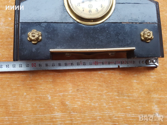 Каминен часовник будилник LFS, снимка 7 - Антикварни и старинни предмети - 53491432