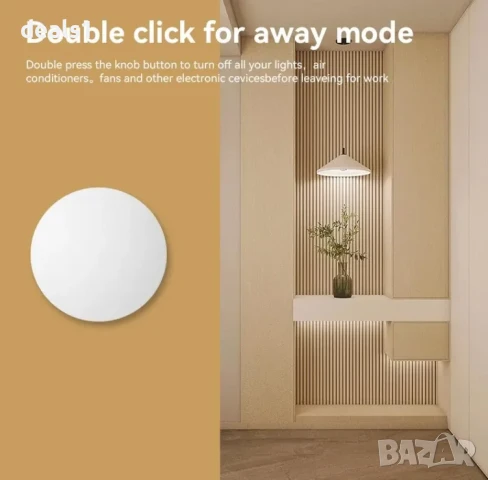 Tuya Zigbee Смарт бутон Превключвател Безжично дистанционно управление Съвместим с Google и Alexa, снимка 4 - Друга електроника - 51027533