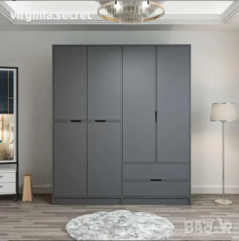 Гардвроби 4 врати, снимка 6 - Гардероби - 49860926