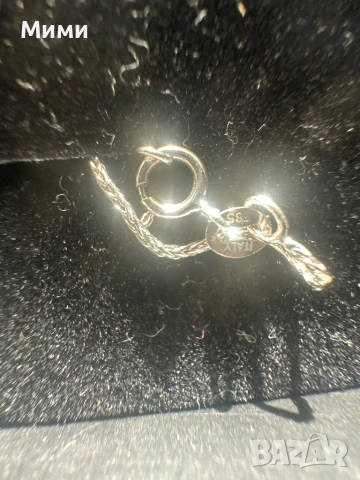 Италиянско колие със естествени диаманти, снимка 5 - Колиета, медальони, синджири - 53808012