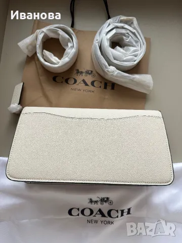 Дамска чанта Coach Tabby 26 Beige, снимка 8 - Чанти - 48471454