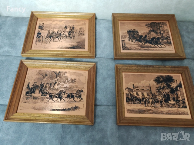 Гравюри върху мед, картина 31/25 см