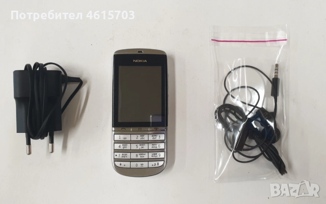 NOKIA ASHA 300 Оригинално зарядно,оригинална батерия,оригинално Hands Free