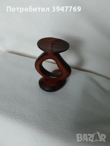 свещник от дърво, снимка 3 - Декорация за дома - 49977031