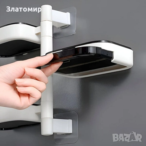 Въртящ се органайзер за баня или кухня с 4 нива, снимка 3 - Други стоки за дома - 53190048