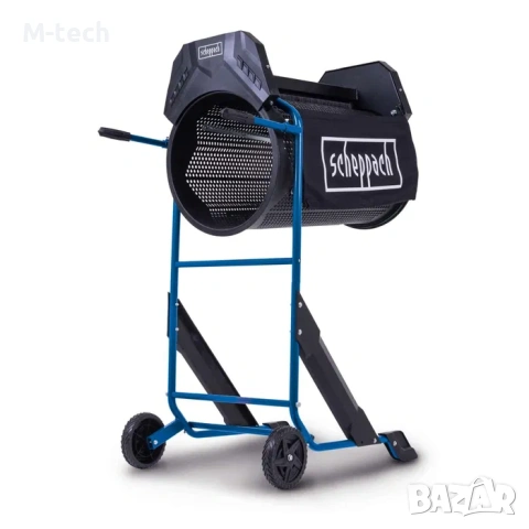 Подходящ за разделяне на голямо разнообразие от материали, например почва, компост и пясък.  Мощен, 