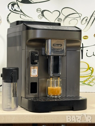 Кафемашина кафе автомат delonghi magnifica evo с гаранция, снимка 7 - Кафемашини - 54156333