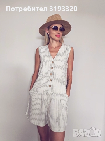 Комплект елек и къси панталони 