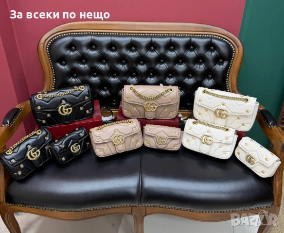 Gucci Дамска Чанта Естествена Кожа Гучи - Различни Цветове Код SK997