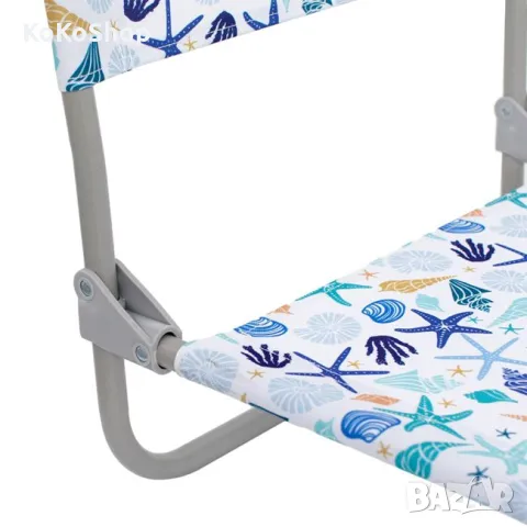 Сгъваем плажен стол с морски мотиви – лек и удобен, снимка 3 - Градински мебели, декорация  - 50402062