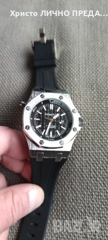 Промоция!!! Black 🖤!!!Мъжки луксозен часовник Audemars Piguet Royal Oak 