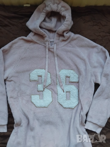 Дамски поларен суичър в нежно розов цвят, снимка 2 - Суичъри - 52800202