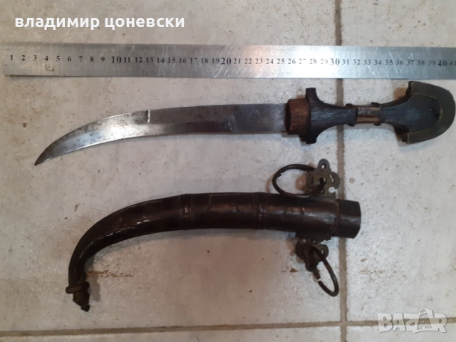 Стара кама,кумая,кинжал,нож,сабя, снимка 3 - Антикварни и старинни предмети - 52307245