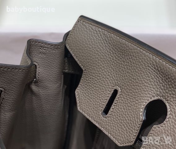 Hermes Birkin tinware gray, снимка 7 - Чанти - 45389812