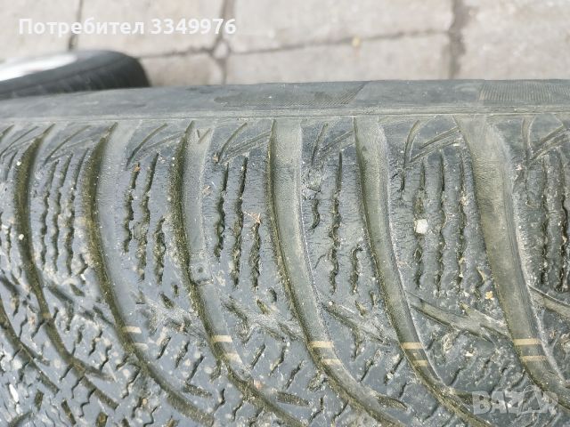 Продавам железни джанти със зимни гуми и оригинални тасове за кия сийд 15ки., снимка 3 - Гуми и джанти - 46269358