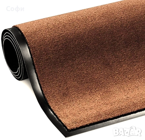 Изтривалка за врата Dekor, 90x150cm, Сив/Черен, снимка 8 - Изтривалки - 52314713