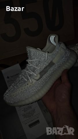 Adidas Yeezy Boost 350 V2 Static Reflective Обувки 100% Оригинални Чисто Нови Размер 42 Номер, снимка 7 - Маратонки - 46128328