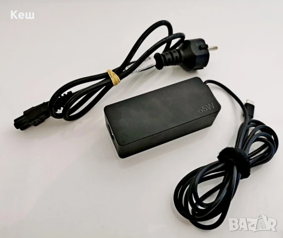 Зарядно за лаптоп Lenovo - USB Type-C - 65W оригинално, снимка 3 - Лаптоп аксесоари - 50537065