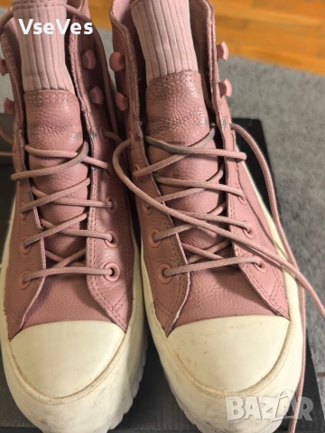 Дамски кожени кецове Converse 39, снимка 4 - Маратонки - 53994599