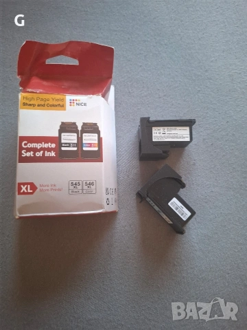 Мастилени касети 545XL и резервана една черна и една цветна!, снимка 2 - Обективи и филтри - 53806700