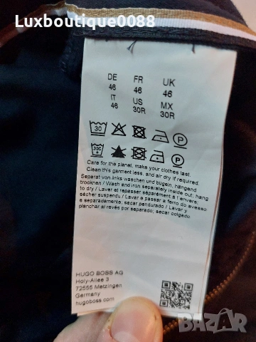 Мъжки панталон Boss Kaito 46 S, снимка 6 - Панталони - 53482605
