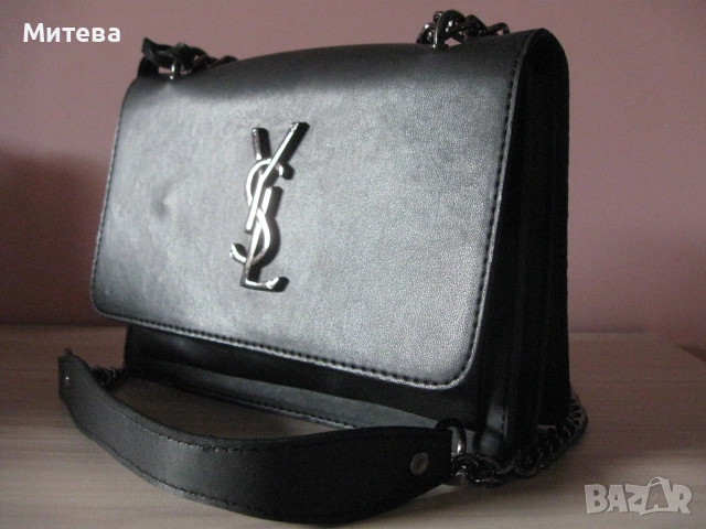 Yves Saint Laurent дамска чанта през рамо, снимка 3 - Чанти - 52676480