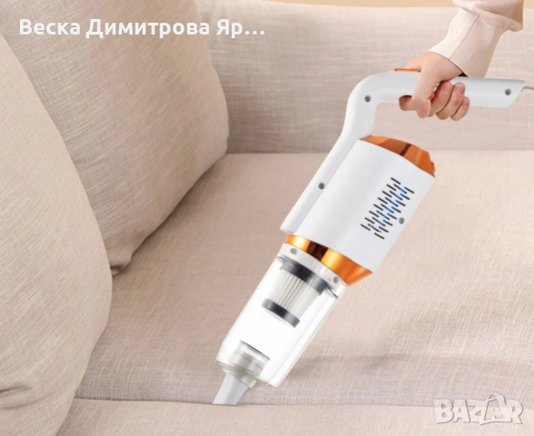 Акумулаторна домакинска ръчна прахосмукачка с 5 накрайника, снимка 11 - Прахосмукачки - 53659944