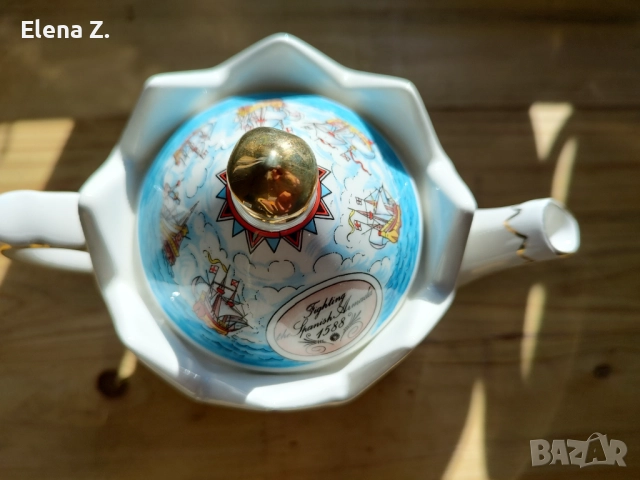 Витидж колекционерски чайник Sadler Кралица Елизабет I, снимка 6 - Колекции - 52411633