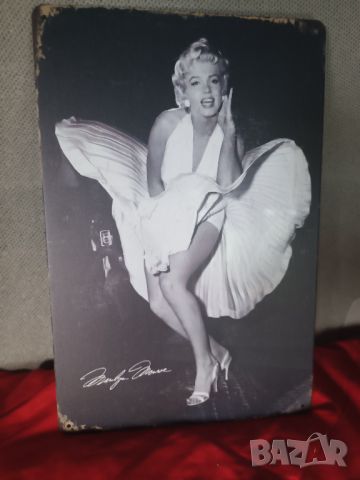 Marilyn Monroe-метална табела(плакет), снимка 2 - Декорация за дома - 45759222