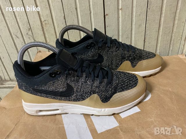 ''NIKE Air Max 1 Ultra 2.0 Flyknit Gold''оригинални маратонки 37.5 ном, снимка 8 - Маратонки - 45929222