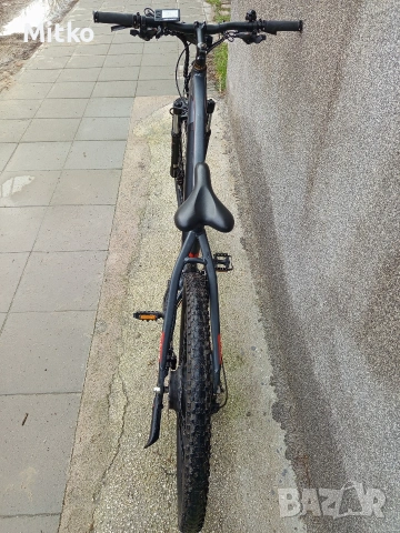 27.5 цола електрически алуминиев велосипед с 21 скорости усилени капли амортисьори предни като нов , снимка 18 - Велосипеди - 53372967