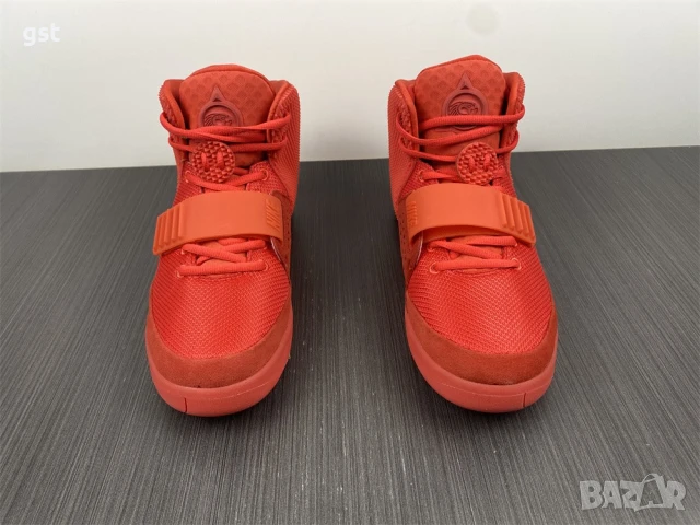 Изключително Редки Nike Air Yeezy 2 Red Kanye West баскетболни маратонки мъжки, снимка 5 - Маратонки - 51048378