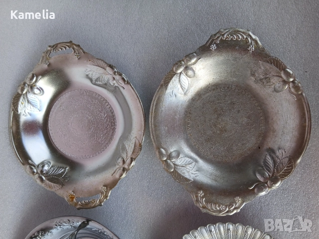 Винтидж алуминиеви подноси, снимка 3 - Антикварни и старинни предмети - 52187639