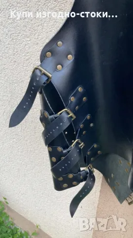 Рокерски елек от телешки бокс С / ХХЛ размер, снимка 3 - Части - 50259242