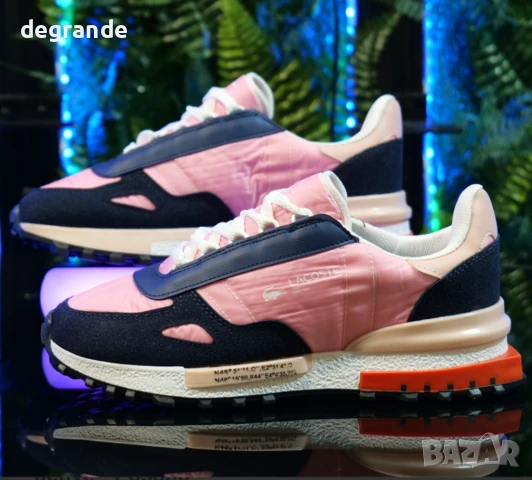 Дамски обувки Lacoste Elite Active Розово, снимка 2 - Маратонки - 51346957