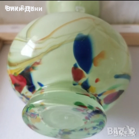 вази Морано с дръжки уши, снимка 12 - Вази - 38839556