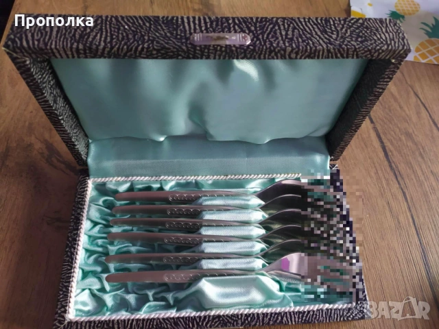 Висококачествен комплект от Немски десертни вилици, неръждаеми 18/10