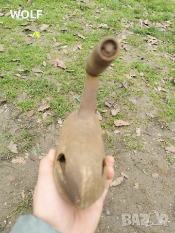 Немска Стара ютия на жар, снимка 4 - Антикварни и старинни предмети - 52878982