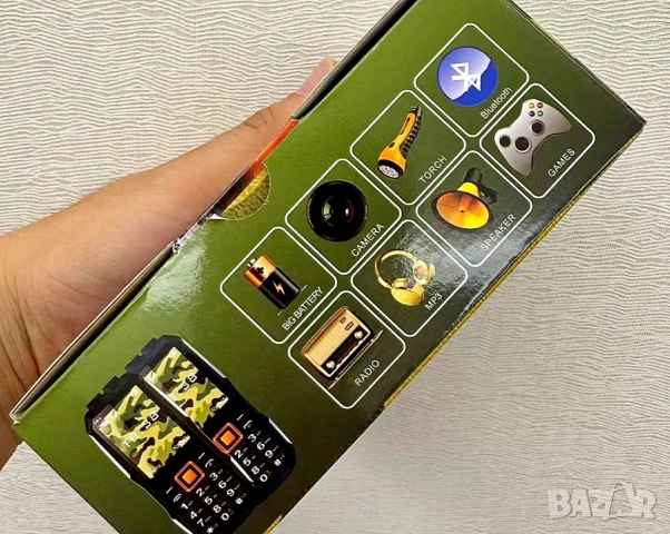 Телефон, удароустойчив, водоустойчив, телефон за стари хора, възрастни, българско меню на български, снимка 9 - Други - 53135275