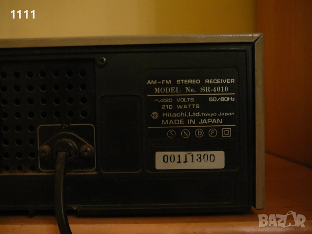 HITACHI SR-4010, снимка 8 - Ресийвъри, усилватели, смесителни пултове - 50886709
