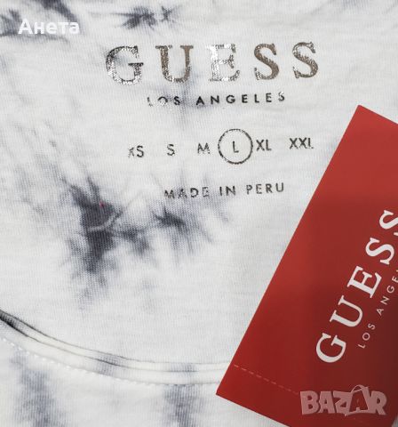 Нова оригинална фланелка GUESS - 100% памук, размер - L., снимка 5 - Тениски - 46710060