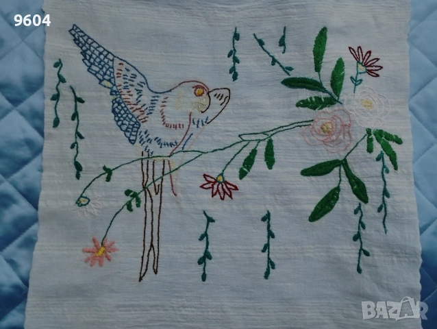 Кърпа от кенарена материя ретро, снимка 2 - Антикварни и старинни предмети - 51867898