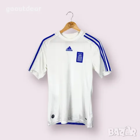 Adidas Greece 2008-2009 Away футболна тениска (S), снимка 1 - Футбол - 49537398