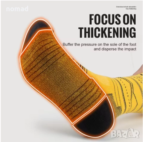 WRELS Merino Wool – Леки туристически и спортни чорапи от мерино вълна, снимка 4 - Мъжки чорапи - 52708880